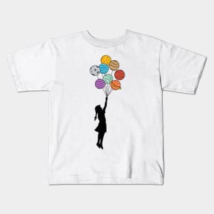 Planets balloons Kids T-Shirt